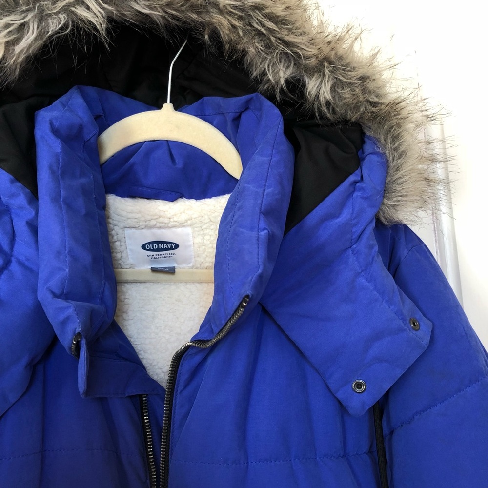 Long Frost-Free Hooded Parka (Old Navy)